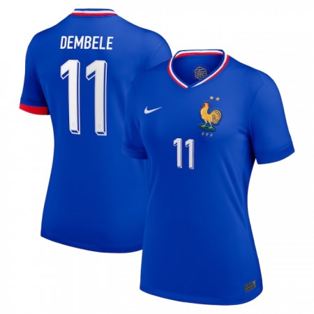 Goedkope Frankrijk Dembele 11 Dames Thuisshirt EK 2024 Goedkope Frankrijk Dembele 11 Dames Thuisshirt EK 2024